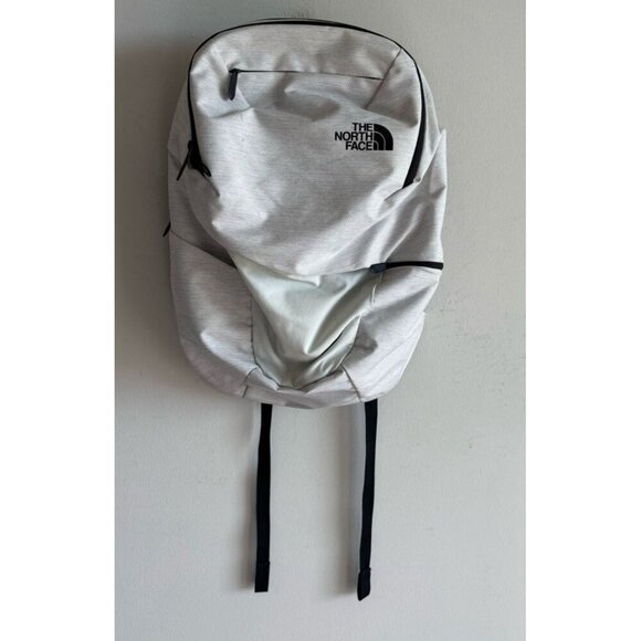 The North Face Aurora Backpack Womens Bag White Metallic Black Laptop Holder 22L - Picture 2 of 13
